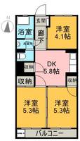 物件の間取り画像