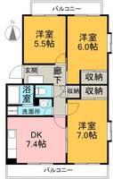 物件の間取り画像