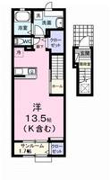 ガーデン ハウス イナバ Ⅱの間取り