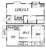 物件の間取り画像