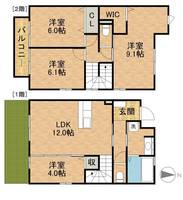 物件の間取り画像