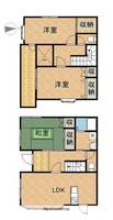 静岡県浜松市中央区志都呂1丁目(一戸建)の賃貸物件戸建ての間取り
