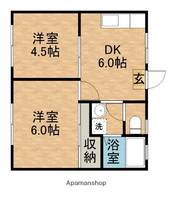 サンシティ大石A11の間取り