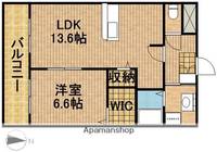田畑ハイツそれいゆⅡ202の間取り