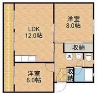 積志ハイツの間取り