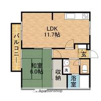 パルシティS A棟の間取り