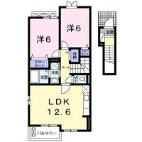 ブランドールⅠの間取り