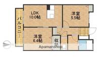 アンシャンテA103の間取り