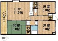 ピュア旭ヶ丘の間取り