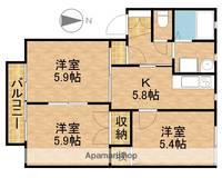 物件の間取り画像