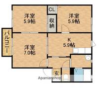物件の間取り画像