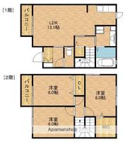 J・コートB102の間取り