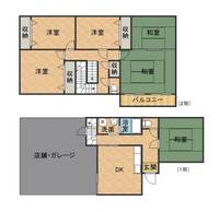 静岡県浜松市中央区幸5丁目(一戸建)の賃貸物件戸建ての間取り