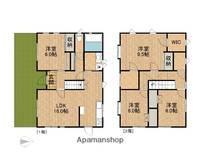 静岡県磐田市福田(一戸建)の賃貸物件戸建ての間取り