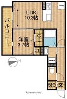 DーROOM下池川町の間取り