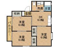 イーストニュータウンAの間取り