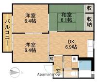 サニーコート小豆餅203の間取り