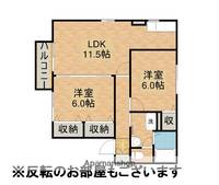 物件の間取り画像