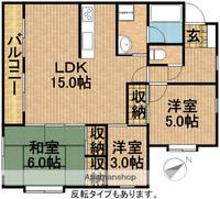 リバーグランドハイツ205の間取り