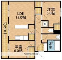 サンハイツ四ツ池Aの間取り