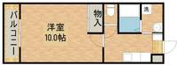 アラモードⅠ106の間取り