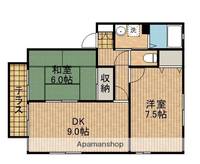 サンフローラ木原Bの間取り