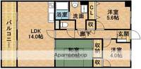 オアシスKOSAIの間取り