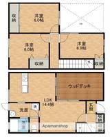 キャレブラン・シーガルAの間取り