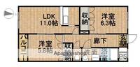 物件の間取り画像