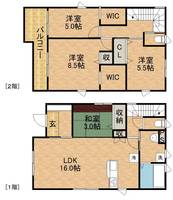 物件の間取り画像
