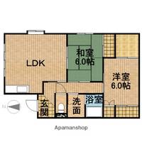 コーポ飛鳥B202の間取り