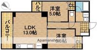 サザンストリート203の間取り