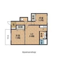 ブランシールⅠ102の間取り