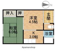 清風荘Aの間取り