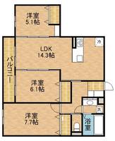 物件の間取り画像