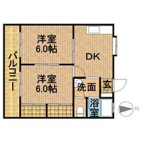 ウィングAの間取り