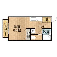 フローラ泉町Aの間取り