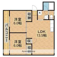 アビタシオンウエスト303の間取り