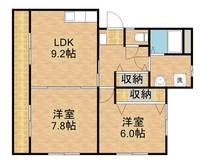 マンション芳舟Ⅰの間取り