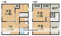 テラスハウス102の間取り