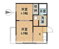 フォーブル花村Cの間取り