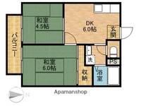 渡辺ハイツBの間取り