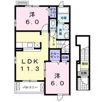 クレマチスⅤの間取り