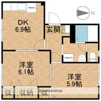 物件の間取り画像
