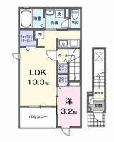 フェリスⅤの間取り