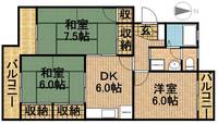 物件の間取り画像