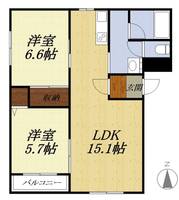 物件の間取り画像