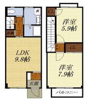 物件の間取り画像