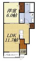 AFC RESIDENCE 見付Bの間取り
