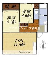 アーリーバードA101の間取り